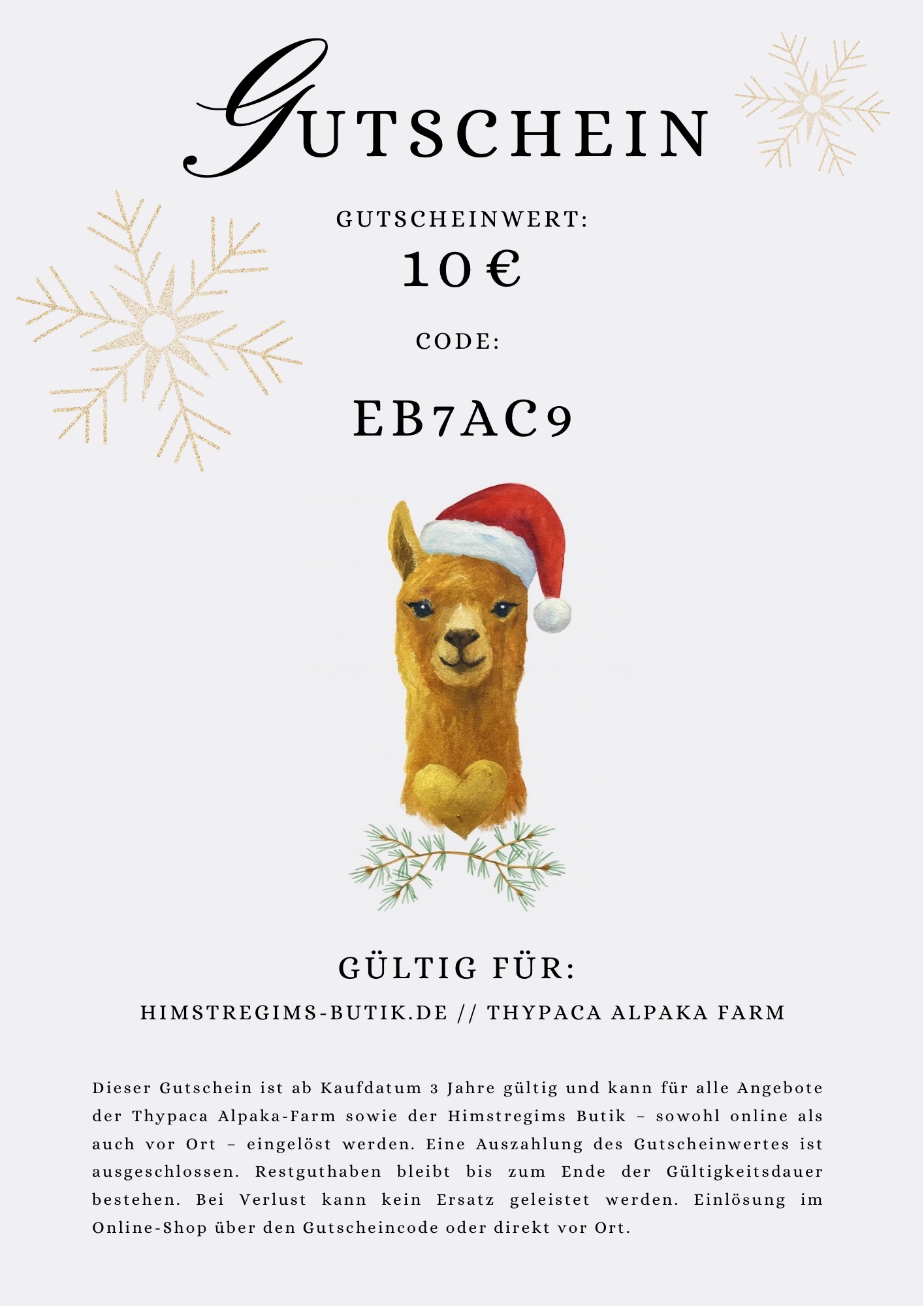 Gutschein – Bild 3